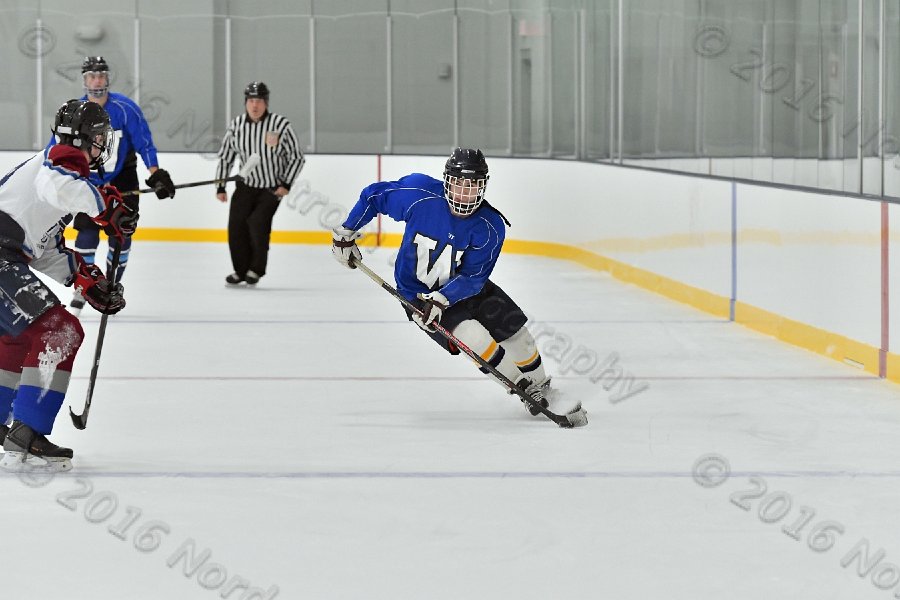 Wheaton College Men\'s Ice Hockey vs Middlesex Community College. - Photo By: KEITH NORDSTROM